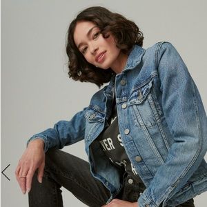 Lucky Brand Tomboy Denim Trucker Jacket